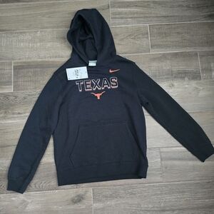 NWT Nike Texas Longhorns Boys L Hoodie Black